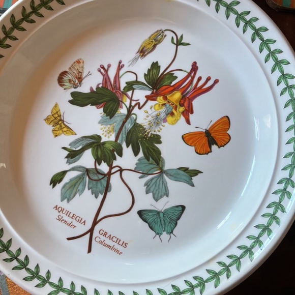 Botanic Gardens salad plates colorful and durable set of 4. 8-1/2 diameter - Picture 3 of 6